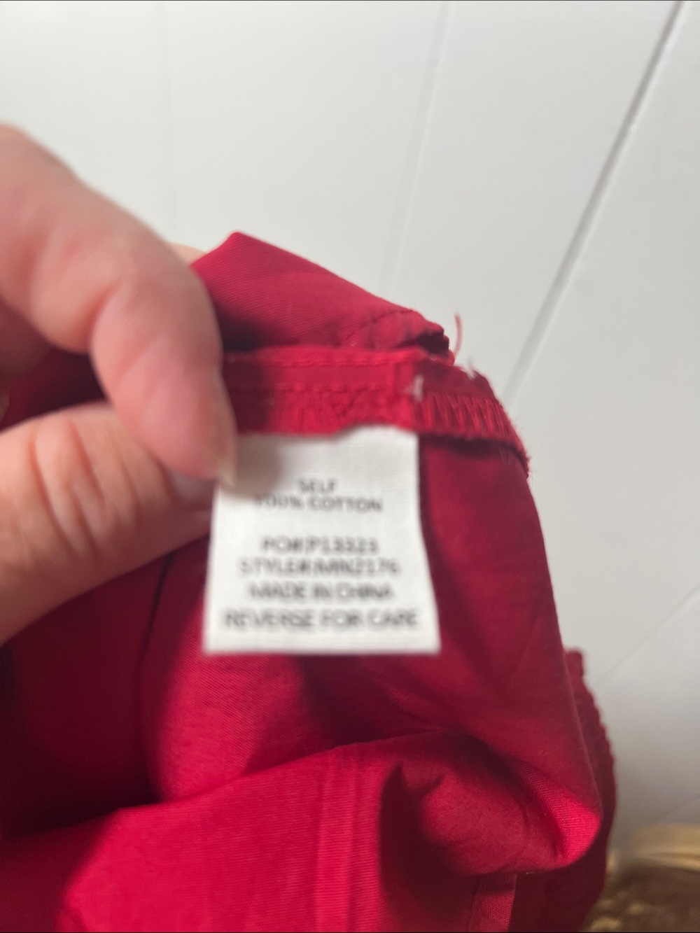 NWT Timing Red Bow-Front Spaghetti Strap Top Size Large - Picture 10 of 11